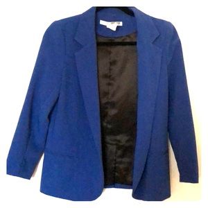Cobalt blue blazer - size small